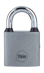 Lokot Yale Y111S/38/121/1, željezo, srebro, 38 mm, 3 ključa