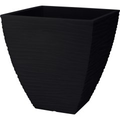 Kvetináč vonkajší rebrovaný 40 cm antracit