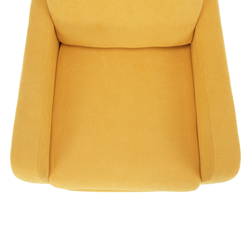 Fotel relaksacyjny, żółty, TURNER
