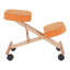 Ergonomska stolica za klečanje, narančasta/bukva, FLONET