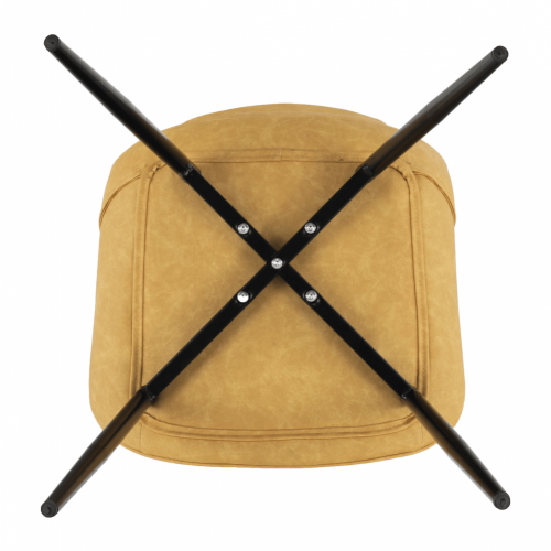 Krzesło, żółto/czarny, HAZAL