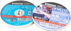 Strend Pro tárcsa 125x1,0x22,2 mm, fémvágás, 10 db-os csomag