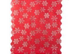 Vianočný stolový bežec vianočný dekoratívny stolový bežec 220x35cm
