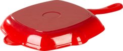 MagicHome Castora Line Bratpfanne, Grillpfanne, emailliertes Gusseisen, 270x270x45 mm
