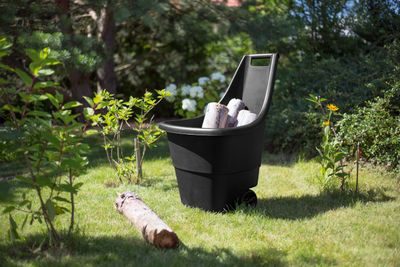 Cărucior Keter® EASY GO 50 litri, 51x56x84 cm, negru, pentru deșeuri de grădină