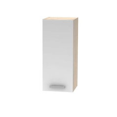 Oberschrank, Weiß/Sonoma-Eiche, NOVA PLUS NOPL-002-OH