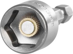 Glava s magnetom Strend Pro MS84, 13 mm, 1/4", magnetni držač bitova, pakiranje od 5 kom.