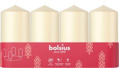Kerzen Bolsius Stumpenadvent, Weihnachten, creme, 48/100 mm, Packung. 4 Stk