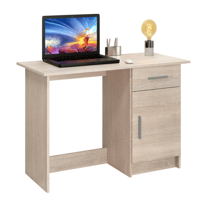 Univerzalni PC stol, sonoma hrast, SIRISS NOVO