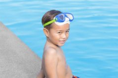 Schwimmbrille Bestway® 22011, Hydro-Swim Lil' Caymen, gemischte Farben, Schwimmen