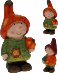 Figurka dziecka stojącego 17,5 cm jesienna mieszanka