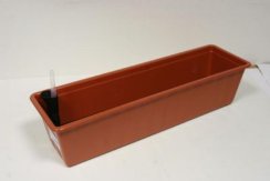 Samozalivalna škatla 60 cm terakota