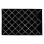 Teppich, schwarz/gemustert, 57x90 cm, MATES TYP 1