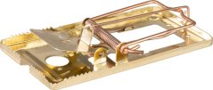 Rattenfalle, Metall, Messing, 165x90 mm