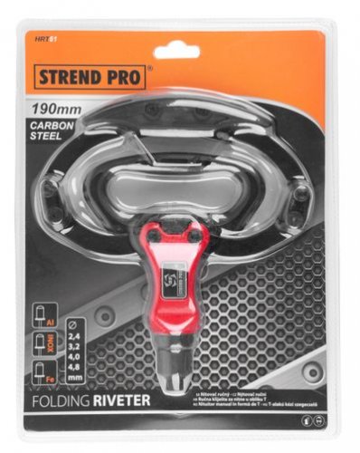 Cleste Strend Pro HRT61, nituire, foarfeca, 190 mm, pentru nituri