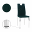 Jídelní židle, smaragdová Velvet látka/chrom, OLIVA NEW