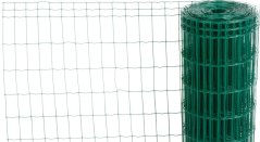 Pletivo EUROPLAST 1, 1500/100x50/2,20 mm, zelené, RAL 6005, Zn+PVC, ohradové, bal. 10 m