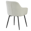 Designer-Sessel, creme/schwarz, VAJRO