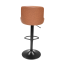 Scaun de bar, coniac/negru, TERKAN NEW