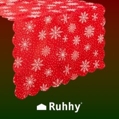 Weihnachtstischläufer 220x35cm Ruhhy 22789 (akce)