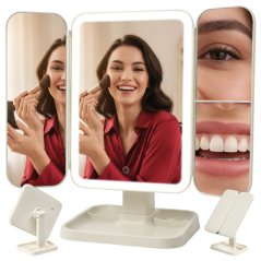 LED skladacie kozmetické zrkadlo Soulima 26952