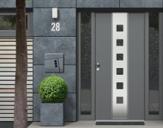 Horganyzott acélból készült újságos postaláda