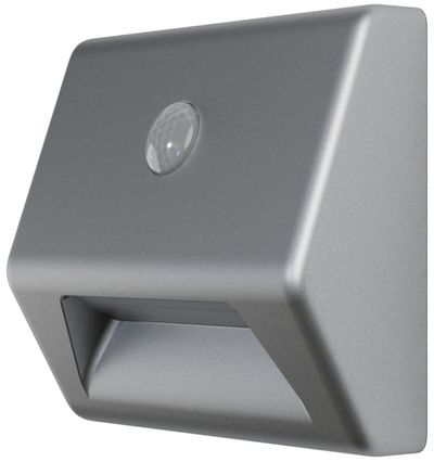 LEDVANCE NIGHTLUX® Stair Silver lampa, sa senzorom pokreta, 3xAAA, 84x28x73 mm