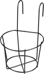 Strend Pro držač, vješalica, metalna, za saksije, za ograde, 21x17,5x24 cm (akce)