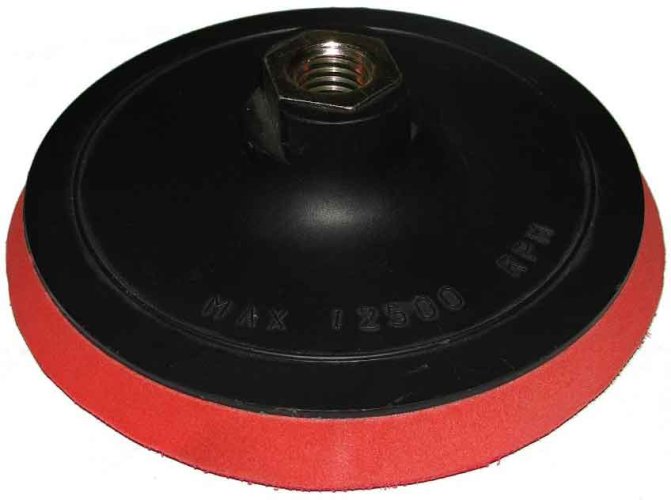 Disc de deriva, Velcro 125 mm, tijă 8 mm/filet M14, MAR-POL