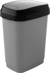 Kôš KIS Dual Swing M, 25L, sivý, 37,5x26x48,5 cm, na odpad