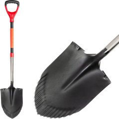 Lopata Strend Pro Premium RedShark, koničasta, z ročajem iz steklenih vlaken, D 1150 mm