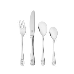 Príbor detský 4 dielna sada dievčenský