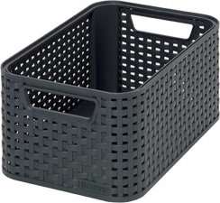 Basket Curver® STYLE2 S, antracit, 28x19x12 cm