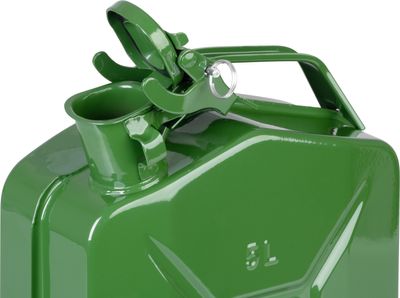 Kanister JerryCan LD5, 5 lit, kovinski, na PHM, zelen