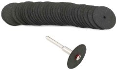 Set MINI reznih ploča za metal sa steznom drškom 3,16 mm, 36-dijelni, XL-ALATI (akce)