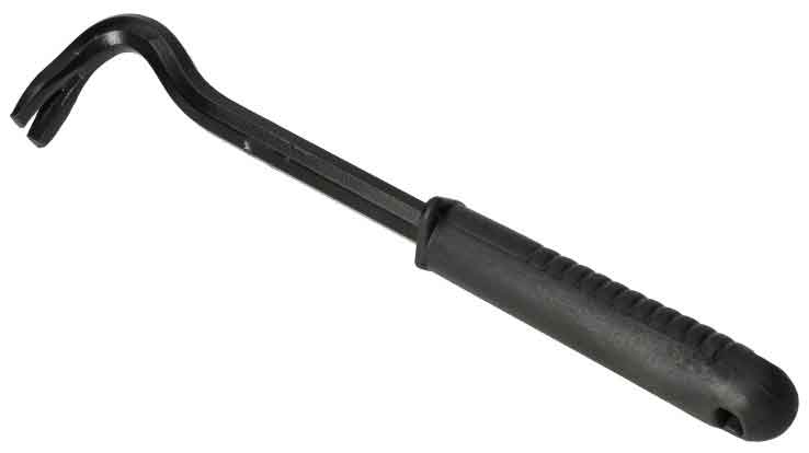 Wyciągacz do gwoździ z łomem 30 cm, gumowym uchwytem, ​​XL-TOOLS