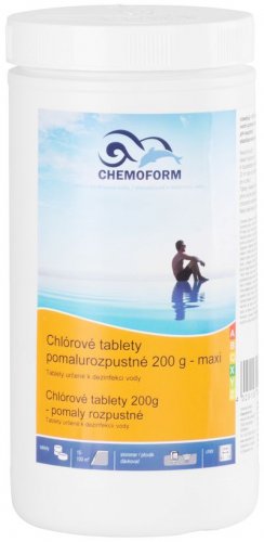 Tablete Chemoform 5601, 200 g, klor, sporo topljive, pak. 1 kg