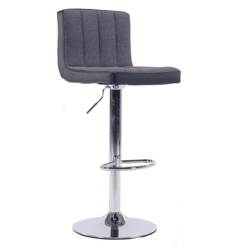 Barová židle, šedá/černá, HILDA