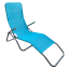 Gartenliege, blau/grau, SELNO