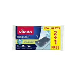 Vileda Pro Clean szivacs, 2+1 db-os kiszerelés