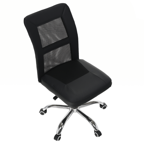 Krzesło biurowe, czarny/chrom, IDOR 2 NOWOŚĆ