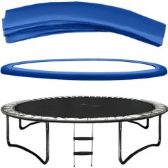 Opružna navlaka za trampolin 244cm - plava