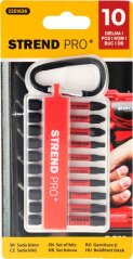 Set de biți Strend Pro Premium, PH, PZ, TORX, S2, 1/4", 50mm, 10 bucăți