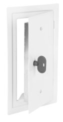 Vrata Anko C2.3W 130x260 mm, dimnik, bela, pregled