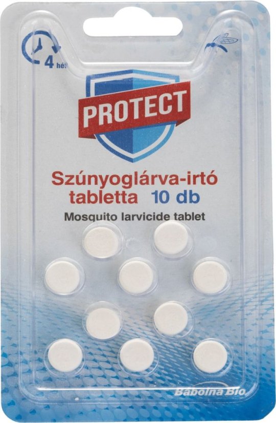 Tabletten gegen Mücken PROTECT, larvizid, 10 Tabletten. (akce) Tabletten gegen Mücken PROTECT, larvizid, 10 Tabletten. (akce)
