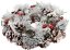 MagicHome Weihnachtskranz, mit schneebedeckten Brombeersträuchern, Advent, 31x8,5 cm