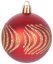 Koule MagicHome Vánoce, sada, 21 ks, 6 cm, červené, špic, na vánoční stromek