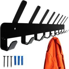 Wandaufhänger (17 Haken) - schwarz