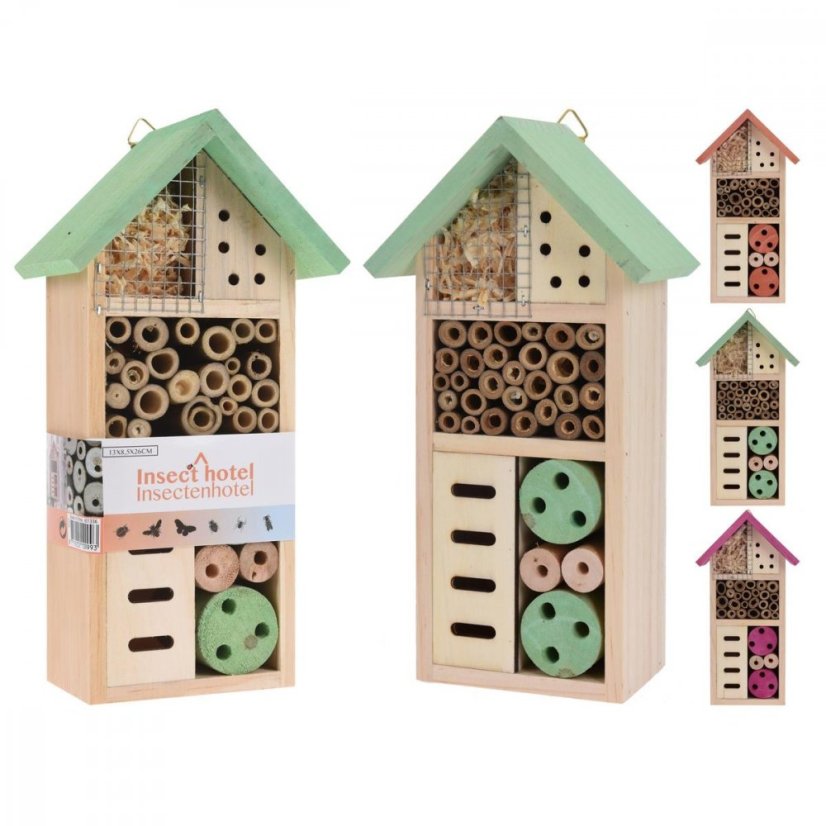 Haus für Insekten 13x8,5x26 cm Mix