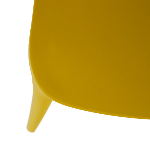 Stohovatelná židle, žlutá, FEDRA NEW